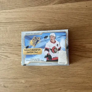 Box hokejových kariet 2022-23 Upper Deck SPx
